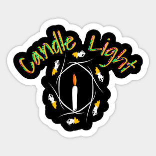 Candle Light Sticker